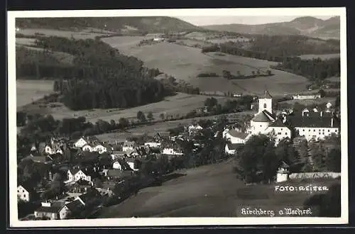 AK Kirchberg a. Wechsel, Teilansicht mit Kloster