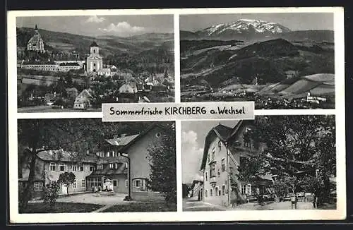 AK Kirchberg a. Wechsel, Gasthaus, Kloster, Brunnen