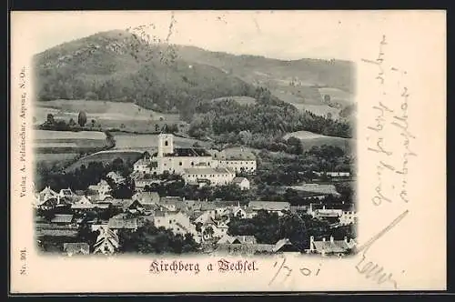 AK Kirchberg a. Wechsel, Teilansicht mit Kloster