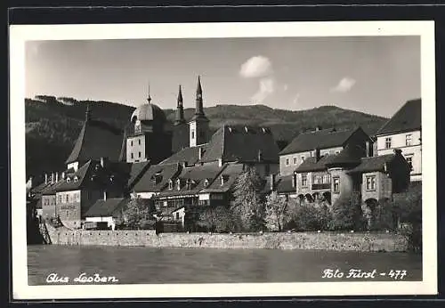 AK Leoben, Flusspartie und Kirche