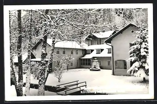 AK Kirchberg am Wechsel, Erholungsheim der Meisterkrankenkasse im Schnee
