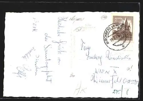 AK Kirchberg a. Wechsel, Ortsansicht