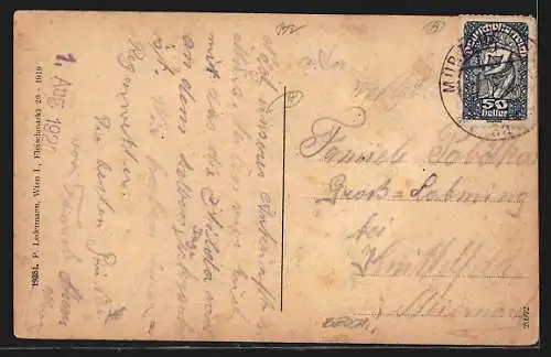 AK Mürzzuschlag /Steiermark, Ortsansicht mit Gleisen aus der Vogelschau