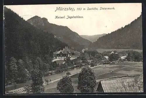 AK Mürzsteg, Kaiserliches Jagdschloss