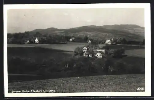 AK Altenberg /Ost-Stmk., Teilansicht mit Feldern