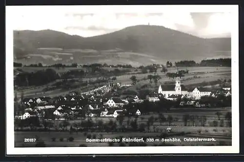 AK Kaindorf /Oststeiermark, Ortsansicht aus der Vogelschau