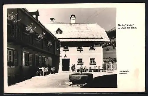 AK Wald /Ob.-Stmk., Gasthof Gruber