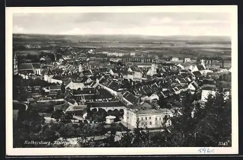 AK Radkersburg /Steiermark, Ortsansicht aus der Vogelschau