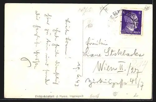 AK Josefsberg, Ortsansicht mit dem Ötscher