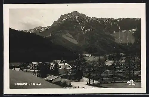 AK Kernhof, Ortsansicht mit Gippel