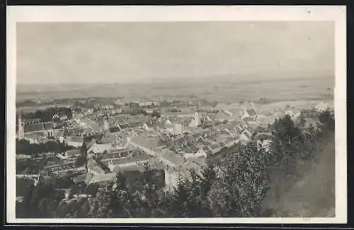 AK Radkersburg, Ortsansicht aus der Vogelschau