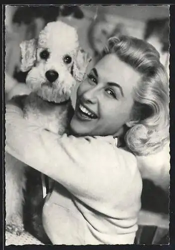 AK Musikerin Bibi Johns mit Pudel