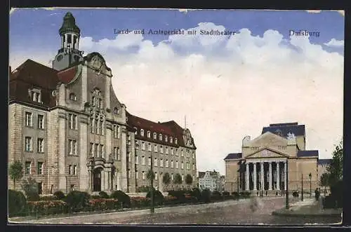 AK Duisburg, Land- und Amtsgericht mit Stadttheater