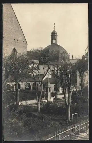 AK Laufen / Obb., Ortspartie mit Kirche 1912