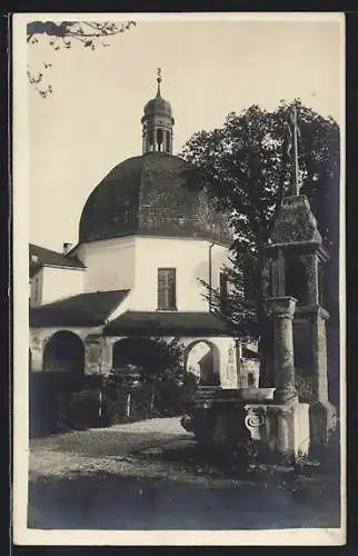 AK Laufen / Obb., Blick auf die Kirche