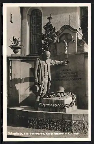 AK Schapbach, Kriegerdenkmal von C. Liebich