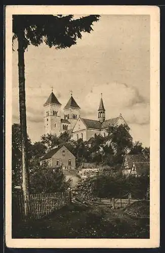 AK Klosterlausnitz, Blick auf die Klosterkirche