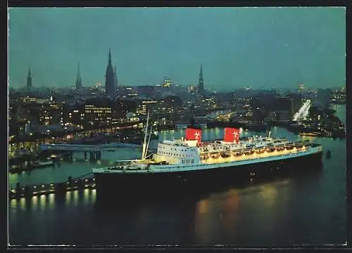 AK Passagier-Schnelldampfer Hanseatic der Hamburg-Atlantik Linie