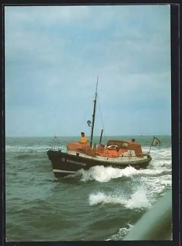 AK Motorrettungsboot Ulrich Steffens, Mahagoni-Boot, Seenotrettung