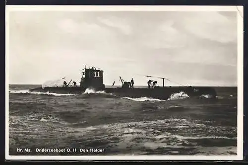 AK Hr. Ms. Onderzeeboot O. II Den Helder