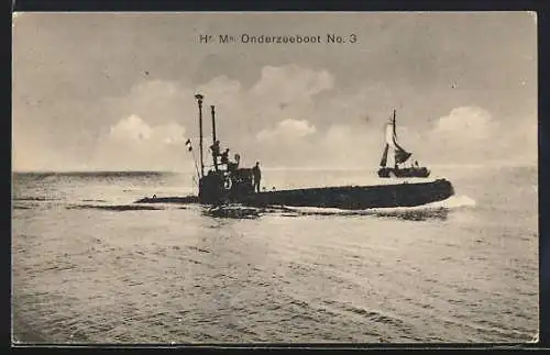 AK Hr. Ms. Onderzeeboot No. 3