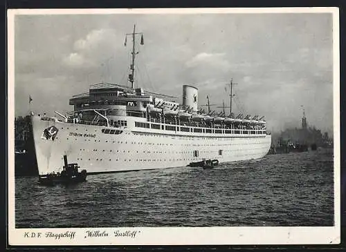 AK K. d. F. Dampfer Wilhelm Gustloff