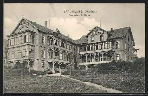 AK Braunlage /Oberharz, Kurhotel-Sanatorium Dr. Barner