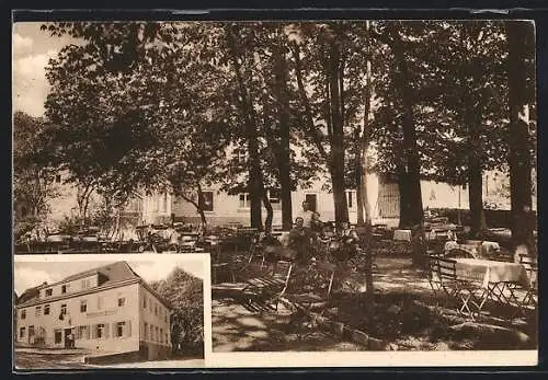 AK Würm / Schwarzwald, Das Gasthaus z. Löwen mit grossem Aussenbereich, Inh. Schmidt