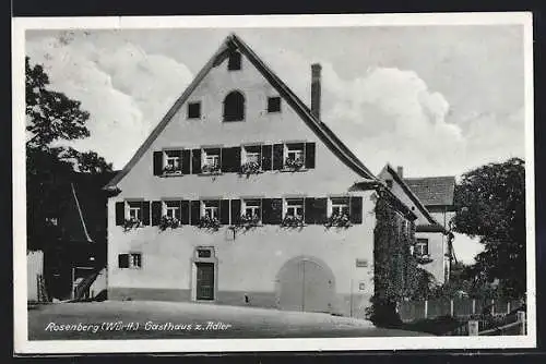 AK Rosenberg / Baden, Gasthaus Zum Adler