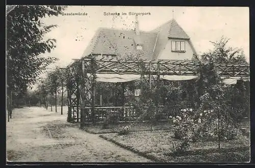 AK Geestemünde, Gasthaus Schenke im Bürgerpark