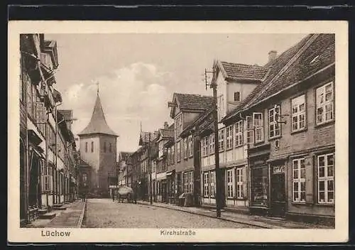 AK Lüchow / Dannenberg, Partie in der Kirchstrasse