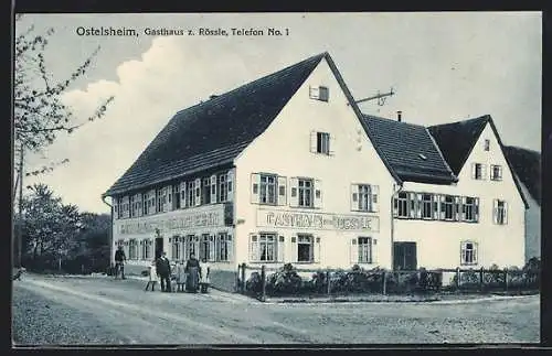 AK Ostelsheim, Gasthaus zum Rössle