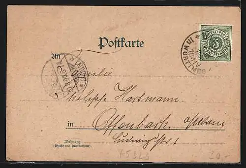 Lithographie Wildbad / Württ., Hotel Klumpp, Uferpartie, Teilansicht