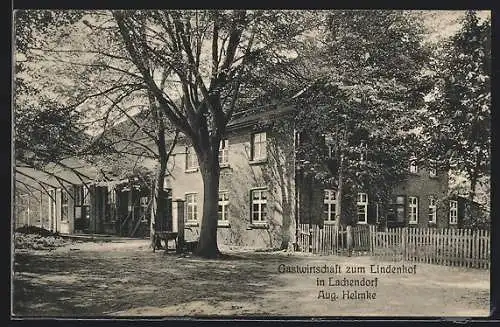 AK Lachendorf, Gasthaus zum Lindenhof Aug. Helmke