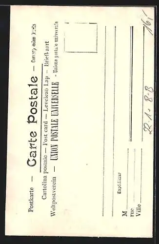 AK Brüssel / Bruxelles, La Synagogue, Strassenpartie an der Synagoge