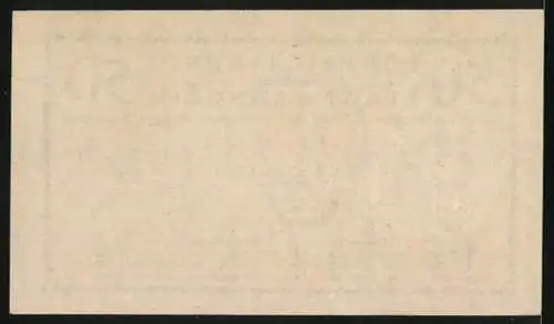 Notgeld Mannheim 1920, 50 Pfennig, Kontroll-Nr. 669703