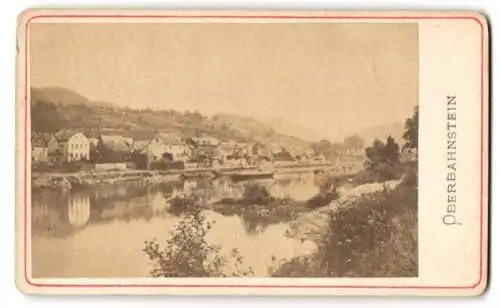 Fotografie unbekannter Fotograf, Ansicht Oberlahnstein, Blick über die Lahn nach dem Ort