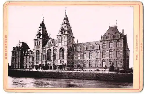 Fotografie Römmler & Jonas, Dresden, Ansicht Amsterdam, Blick auf das Rijksmuseum vom Fluss aus