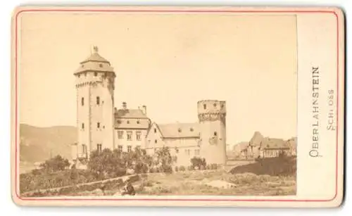 Fotografie unbekannter Fotograf, Ansicht Oberlahnstein, Blick nach dem Schloss