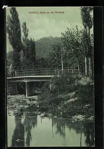 AK Nagold, Idylle an der Waldach