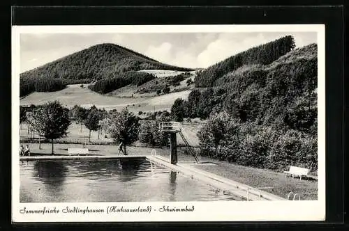 AK Siedlinghausen, Partie im Schwimmbad