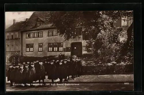 AK Eisenach, Kurrende v. Joh. Seb. Bachs Geburtshaus