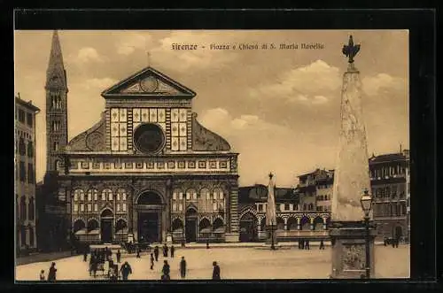 AK Firenze, Piazza e Chiesa di S. Maria Novella