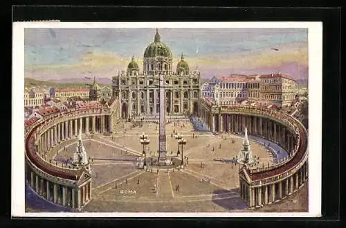 AK Roma, Piazza e Basilica di S. Pietro