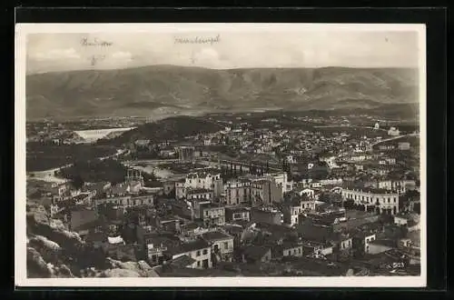 AK Athen, Panorama über die Stadt