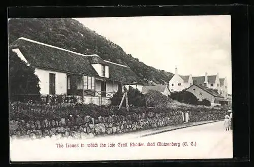 AK Muizenberg, House in which the alte Cecil Rhodes died