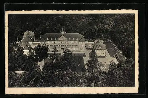 AK Schülerbrink-Kolberg, Reinke Waldheilstätte vom Flugzeug aus