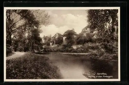 AK Sprottau, Partie in den Anlagen