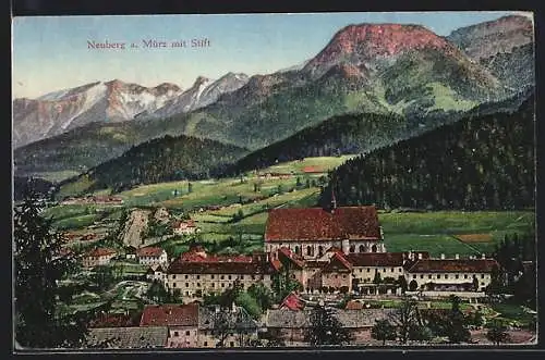 AK Neuberg /Mürz, Mürzpartie mit dem Stift