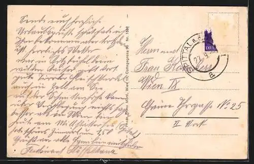 AK Radkersburg /Stmk., Ortsansicht über den Fluss